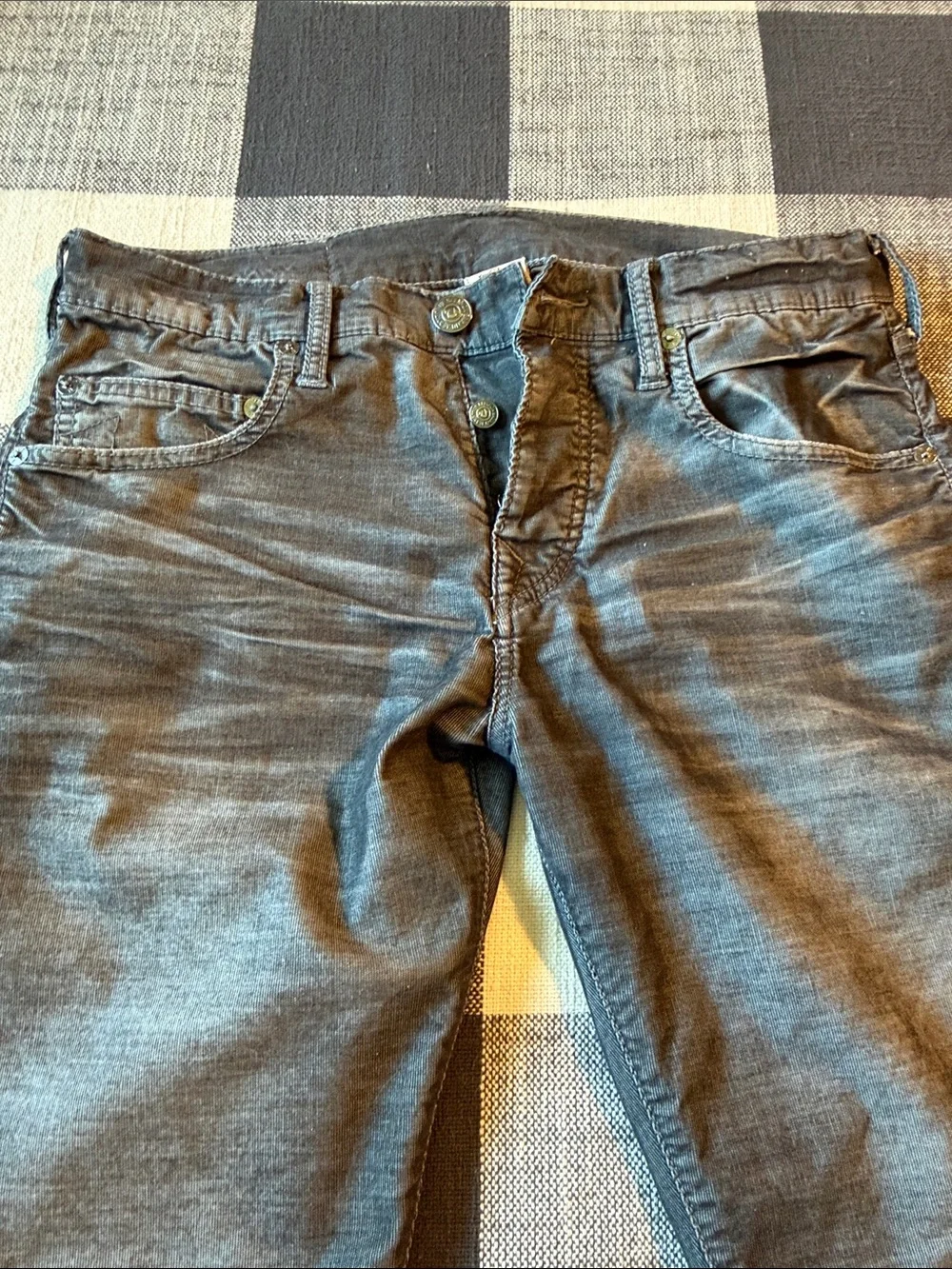 True Religion Men's Relaxed Jeans in Gray